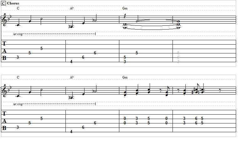 Smoke On The Water Guitar Tab. 